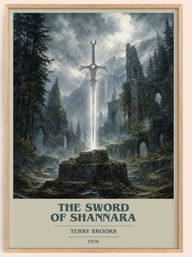 The Sword of Shannara Book Cover Poster by Terry Brooks
