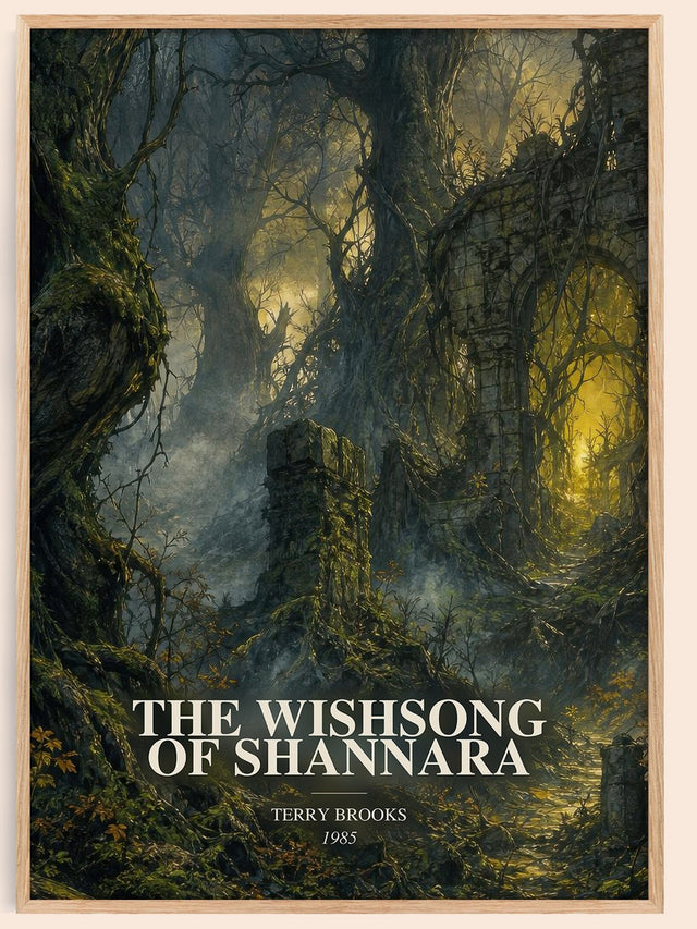 The Wishsong of Shannara Book Watercolour Illustration by Terry Brooks
