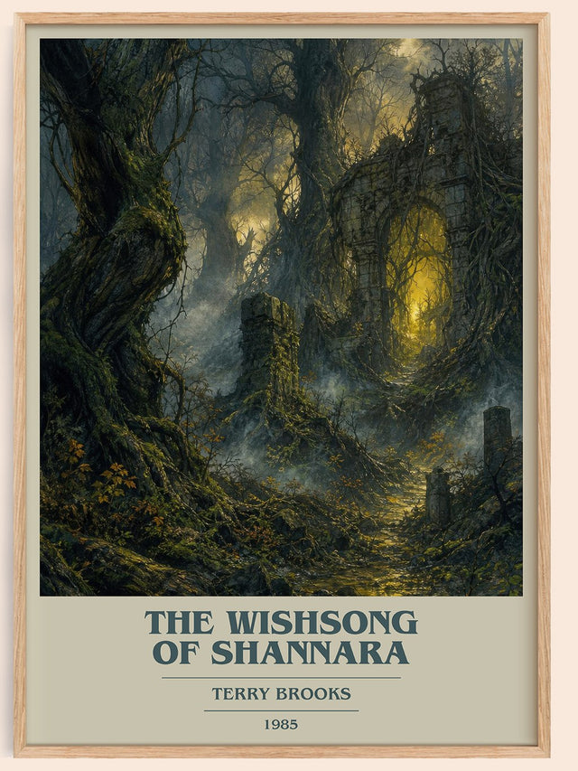 The Wishsong of Shannara Book Cover Poster by Terry Brooks