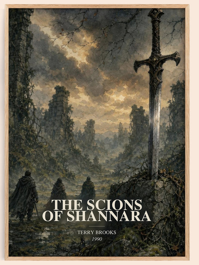 The Scions of Shannara Book Watercolour Illustration by Terry Brooks