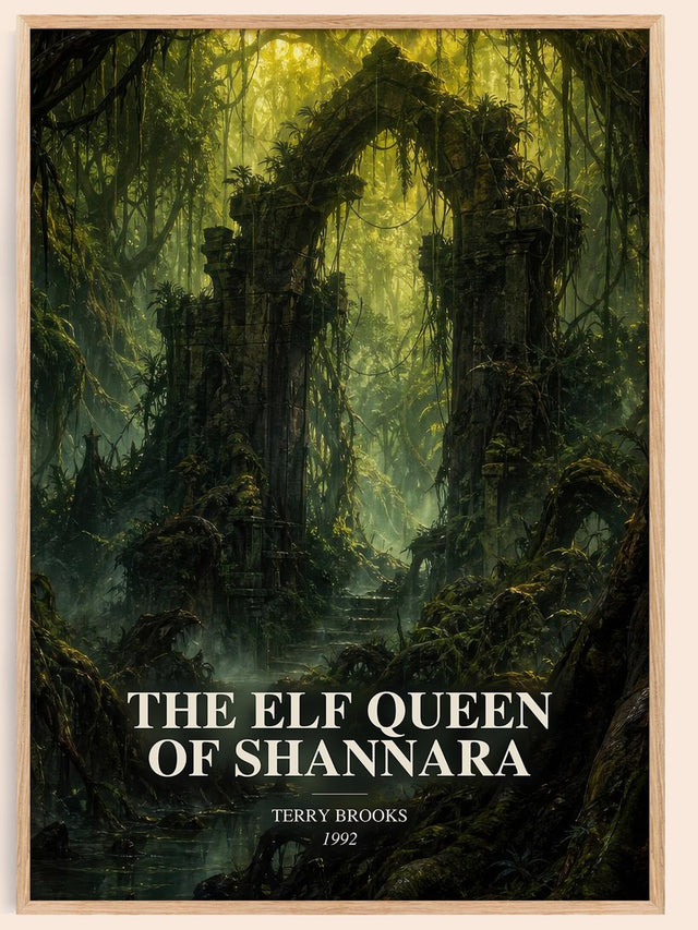 Elf Queen of Shannara Book Watercolour Illustration by Terry Brooks