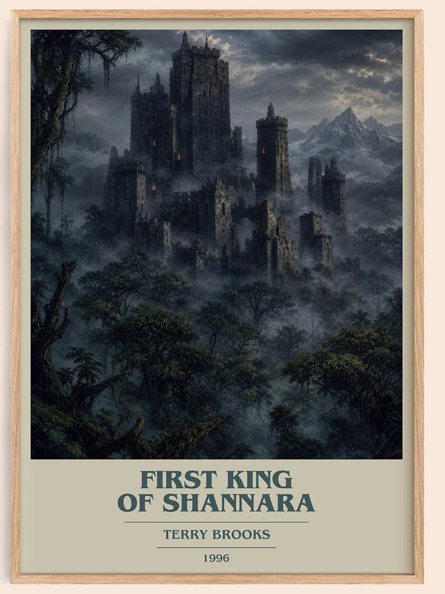 First King of Shannara Book Cover Poster by Terry Brooks
