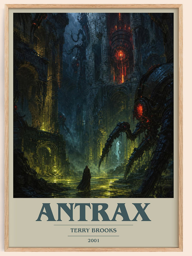 Antrax Book Cover Poster by Terry Brooks