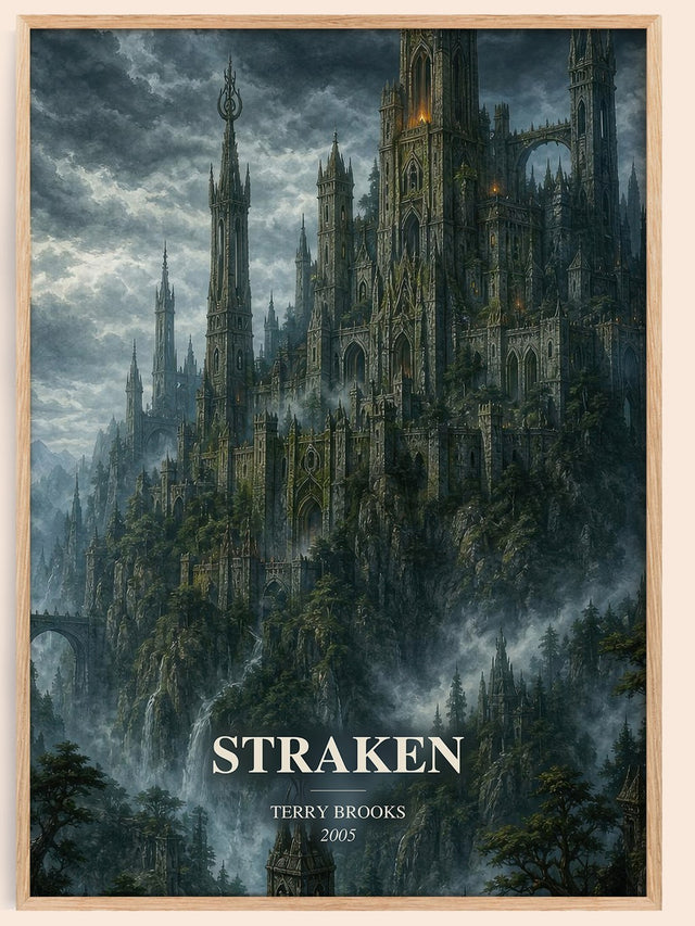 Straken Book Watercolour Illustration by Terry Brooks