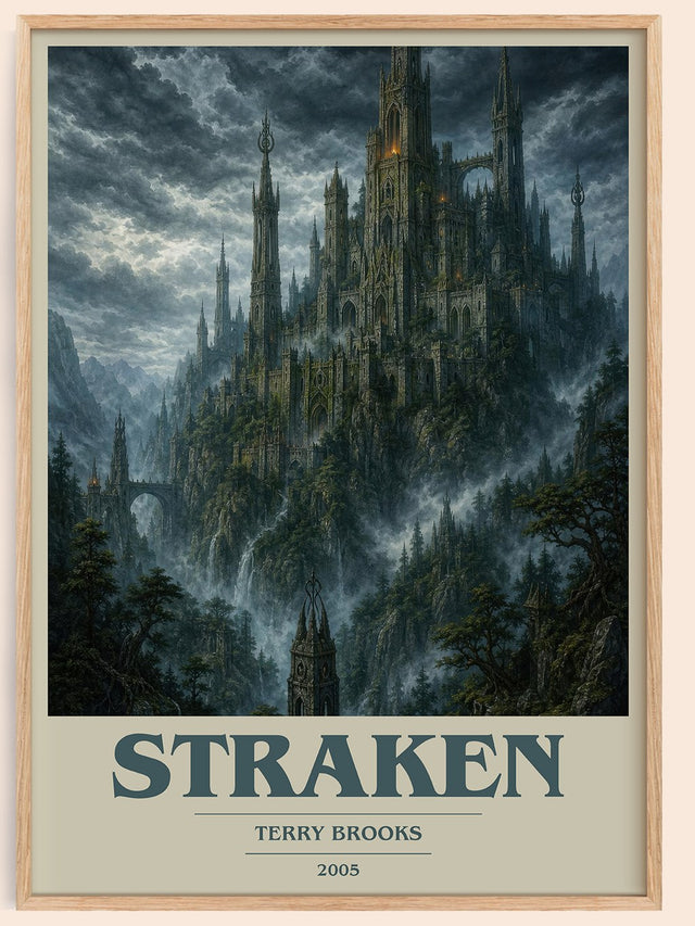 Straken Book Cover Poster by Terry Brooks