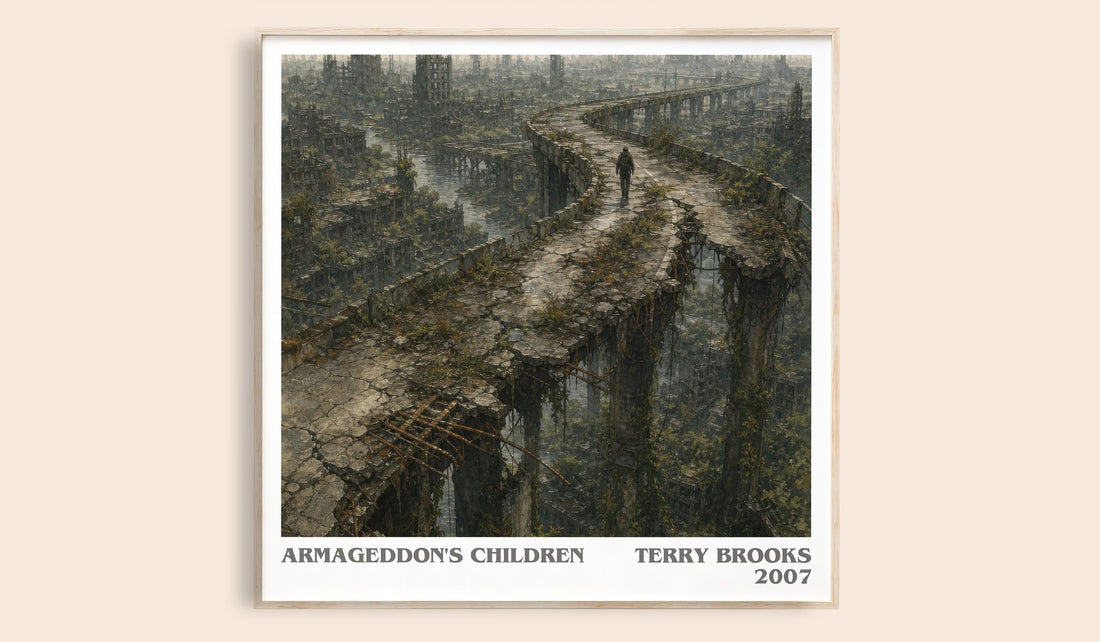 Armageddon's Children literary book poster by Terry Brooks – framed literary art print