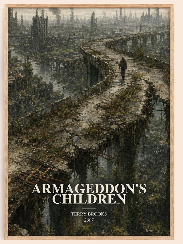 Armageddon's Children Book Watercolour Illustration by Terry Brooks