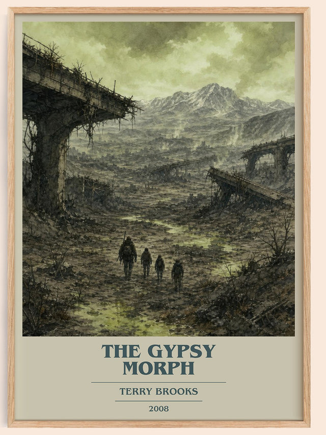 The Gypsy Morph Book Cover Poster by Terry Brooks