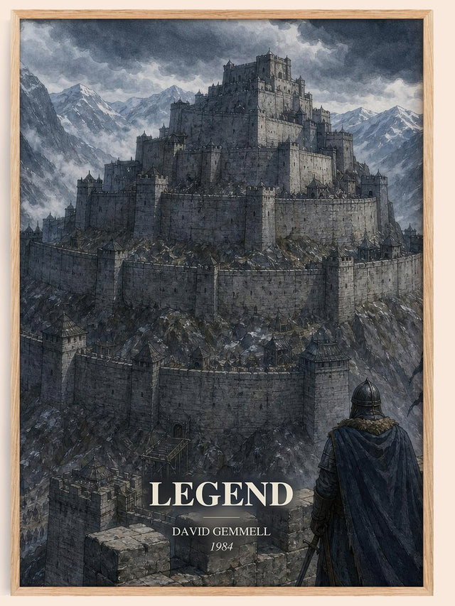 Legend Book Watercolour Illustration by David Gemmell
