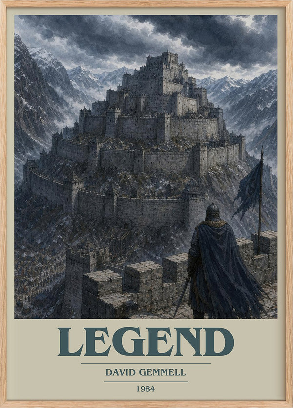 Legend Book Cover Poster by David Gemmell