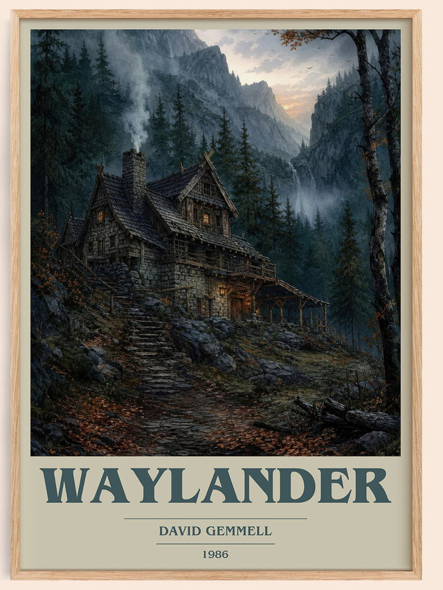 Waylander Book Cover Poster by David Gemmell