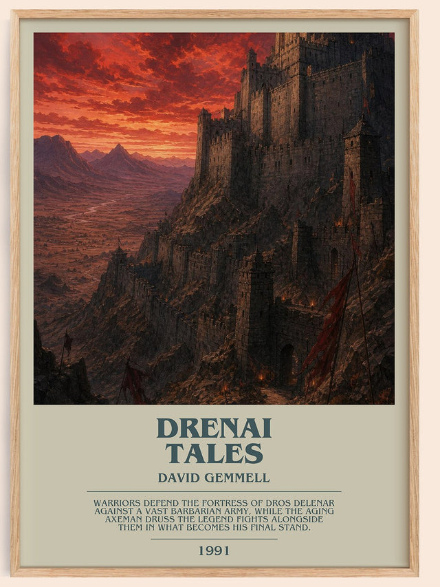 Drenai Tales Bookish Wall Art by David Gemmell