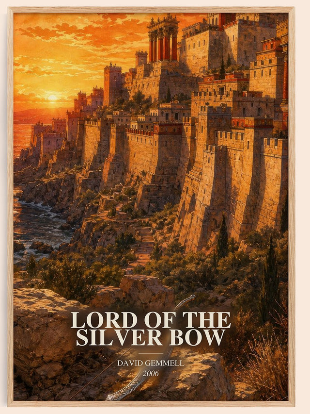 Lord of the Silver Bow Book Watercolour Illustration by David Gemmell
