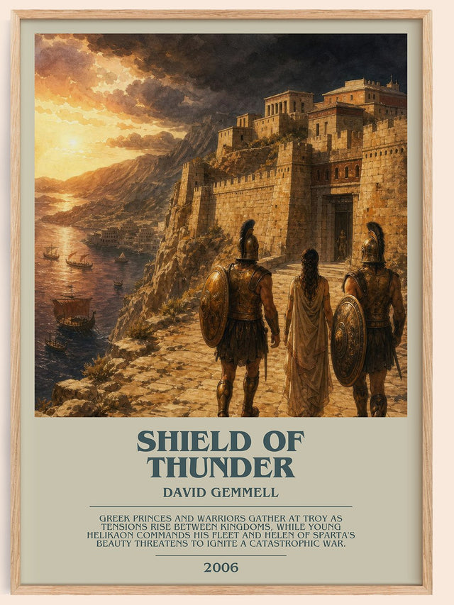 Shield of Thunder Bookish Wall Art by David Gemmell