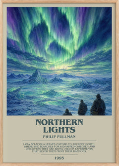 Northern Lights Bookish Wall Art by Philip Pullman
