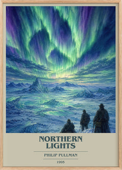 Northern Lights Book Cover Poster by Philip Pullman