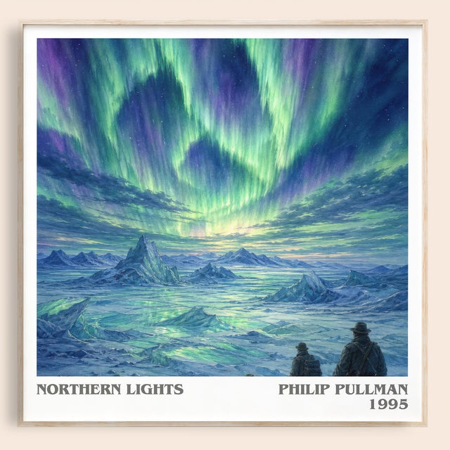 Northern Lights Literary Art Print by Philip Pullman