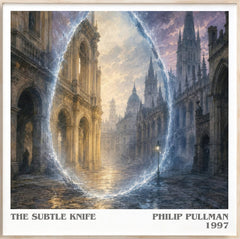 The Subtle Knife Literary Art Print by Philip Pullman