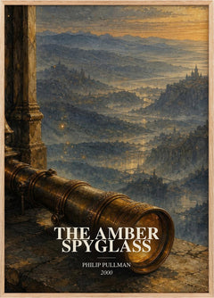 The Amber Spyglass Book Watercolour Illustration by Philip Pullman