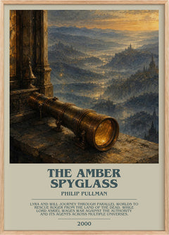 The Amber Spyglass Bookish Wall Art by Philip Pullman
