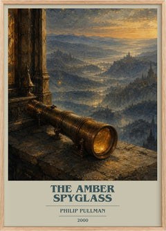 The Amber Spyglass Book Cover Poster by Philip Pullman