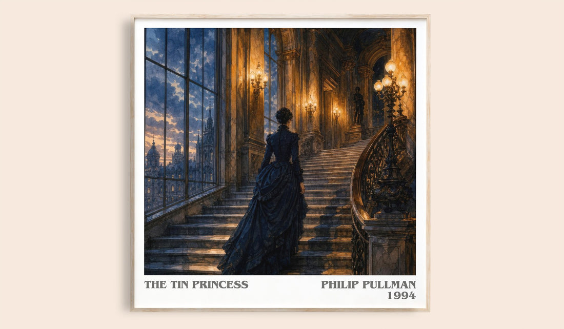 The Tin Princess literary book poster by Philip Pullman – framed literary art print