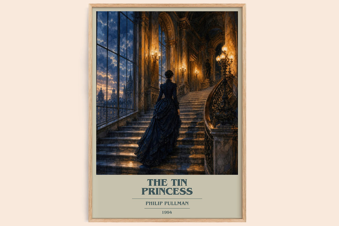 The Tin Princess book cover book poster by Philip Pullman – framed literary art print