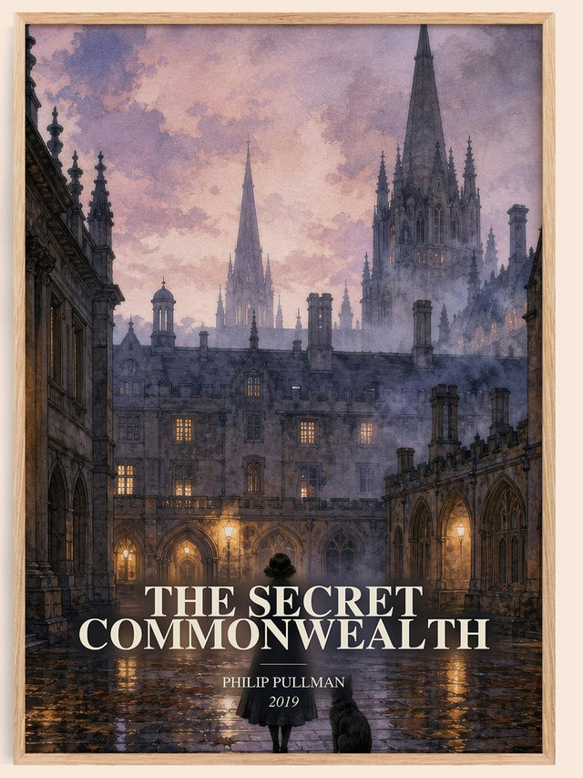 Secret Commonwealth Book Watercolour Illustration by Philip Pullman