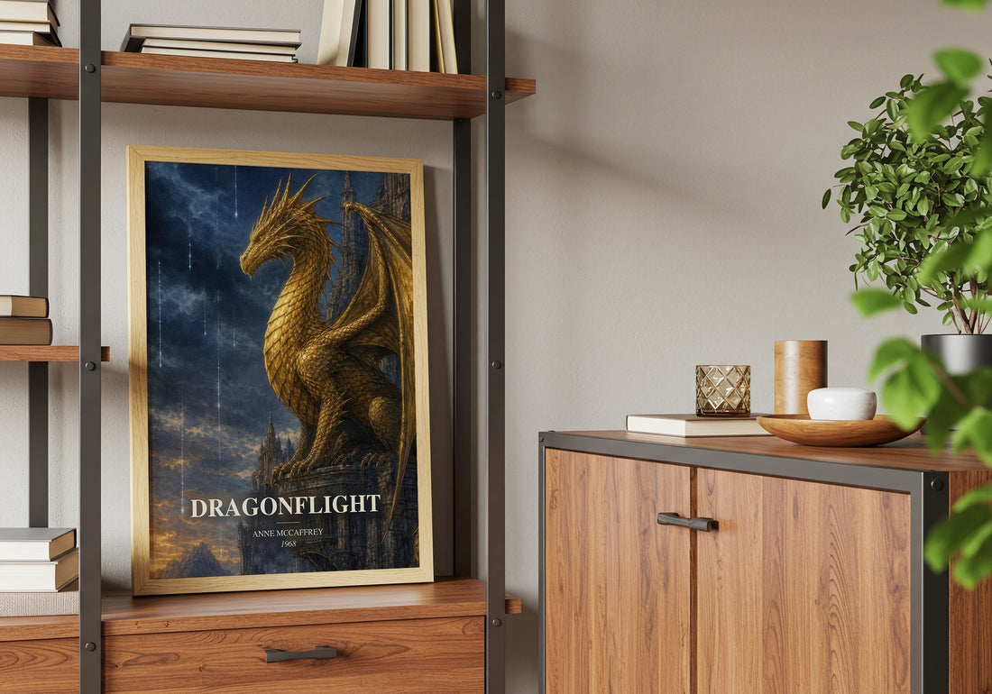 Dragonflight book watercolour illustration paper finish options – matte satin gloss