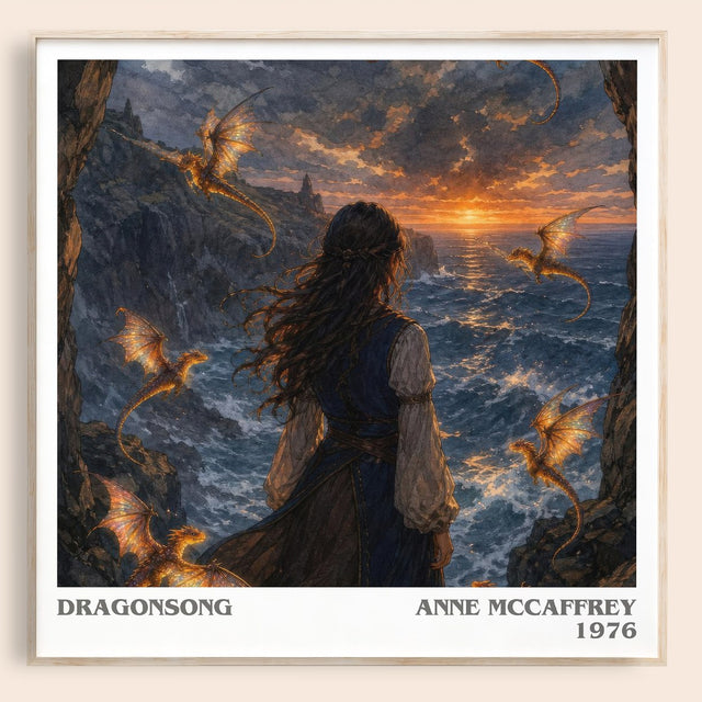 Dragonsong Literary Art Print by Anne McCaffrey
