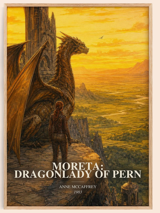 Moreta: Dragonlady of Pern Book Watercolour Illustration – A.