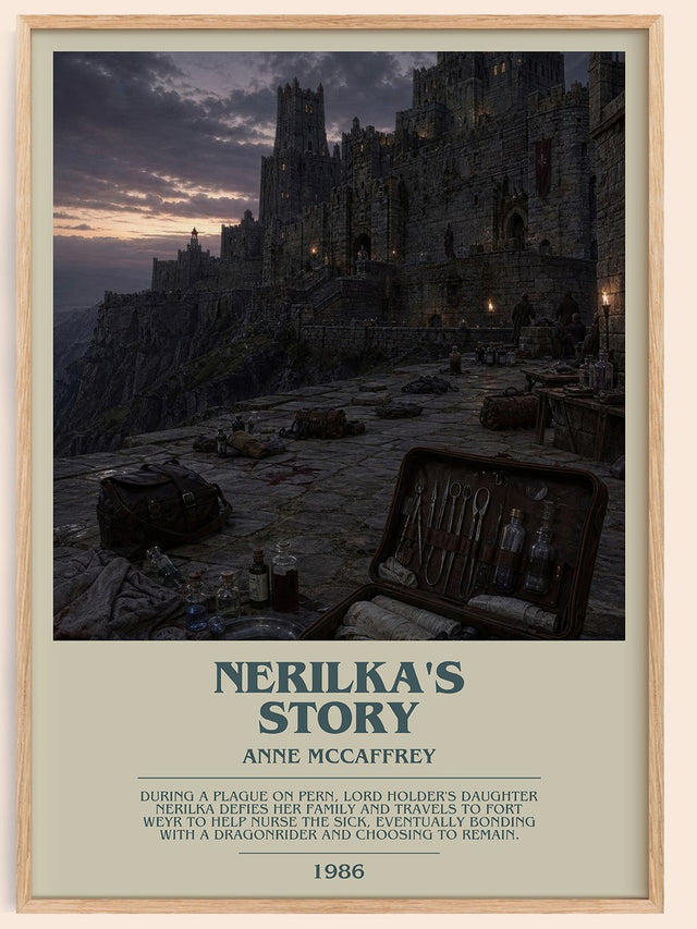 Nerilka's Story Bookish Wall Art by Anne McCaffrey