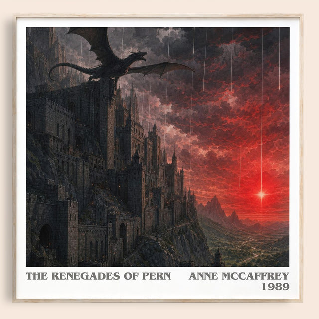 The Renegades of Pern Literary Art Print by Anne McCaffrey