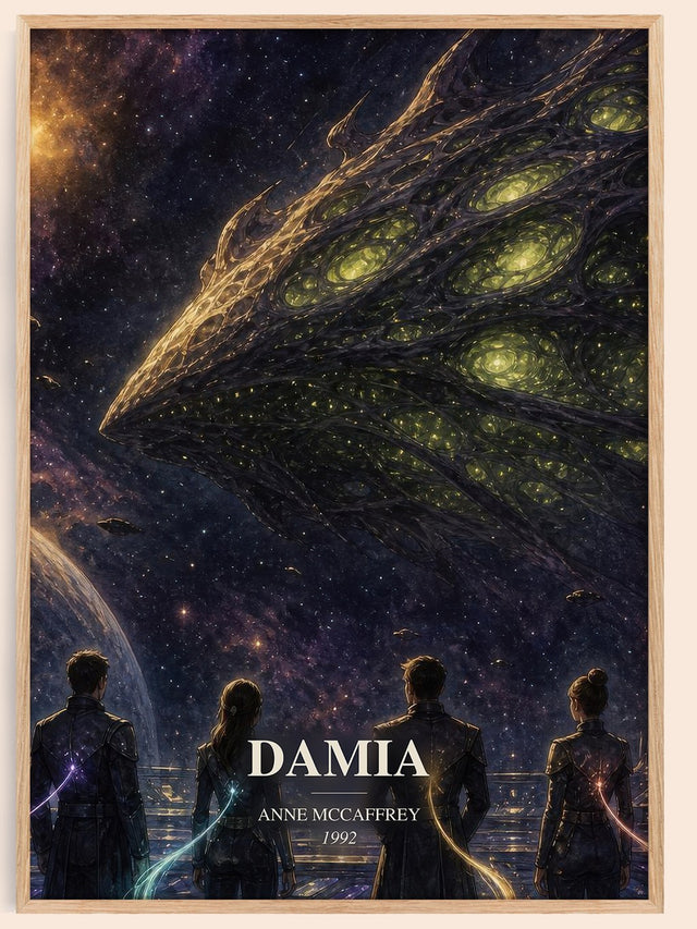 Damia Book Watercolour Illustration by Anne McCaffrey