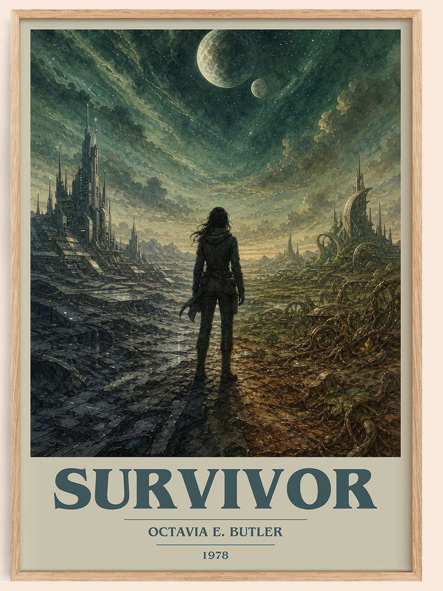 Survivor Book Cover Poster by Octavia E. Butler