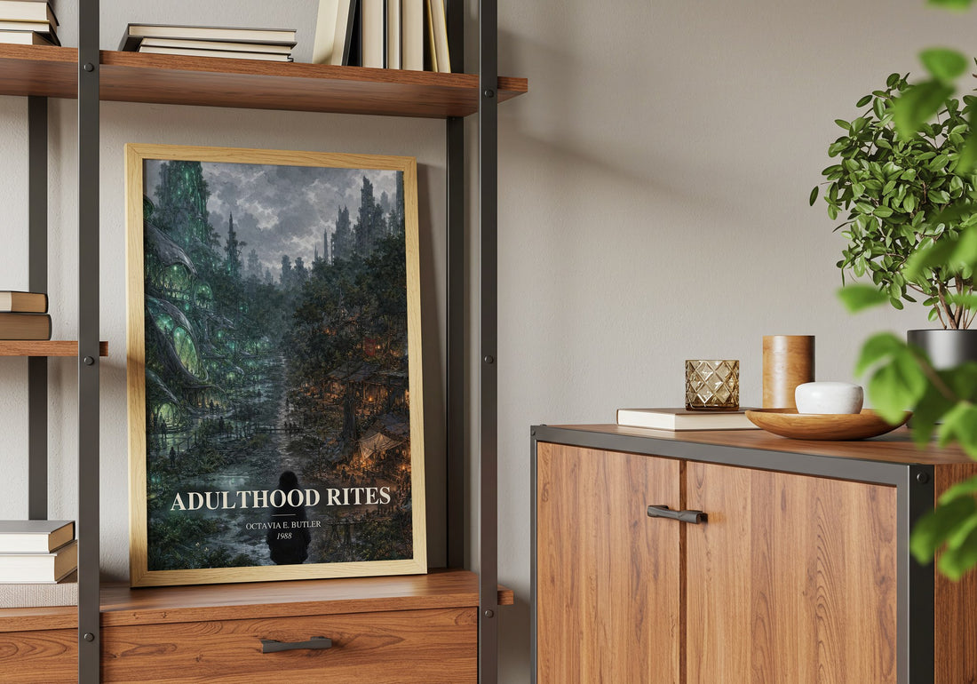 Adulthood Rites book watercolour illustration paper finish options – matte satin gloss