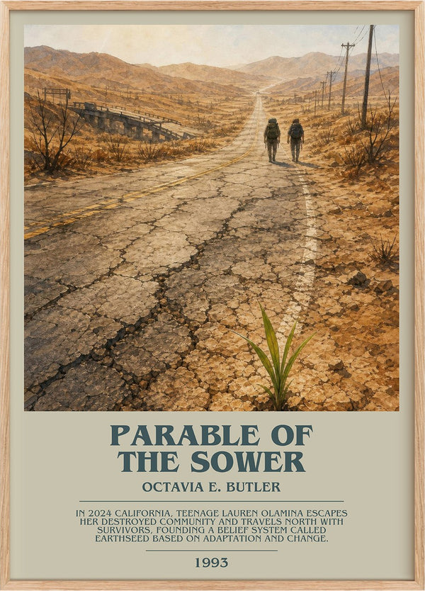 Parable of the Sower Bookish Wall Art by Octavia E. Butler
