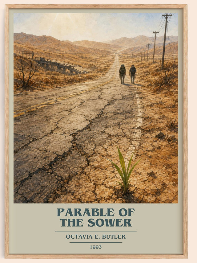 Parable of the Sower Book Cover Poster by Octavia E. Butler