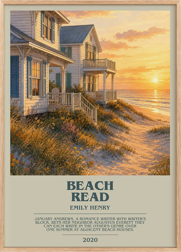 Beach Read Bookish Wall Art by Emily Henry