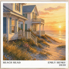 Beach Read Literary Art Print by Emily Henry