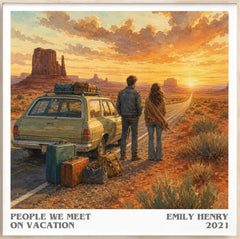People We Meet on Vacation Literary Art Print by Emily Henry