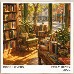 Book Lovers Literary Art Print by Emily Henry