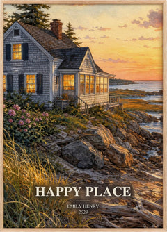 Happy Place Book Watercolour Illustration by Emily Henry