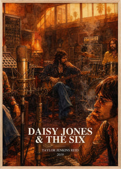 Daisy Jones & The Six Book Watercolour Illustration by T. Reid