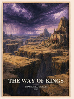 The Way of Kings Book Watercolour Illustration by Brandon Sanderson
