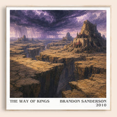 The Way of Kings Literary Art Print by Brandon Sanderson