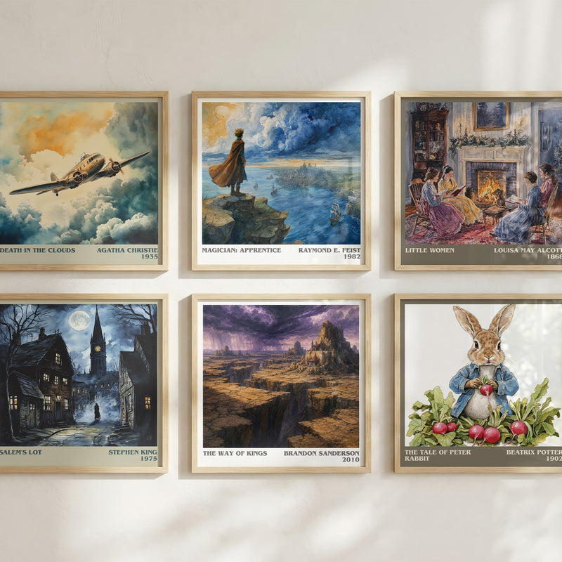 The Way of Kings literary art print colour and style options – Brandon Sanderson book art