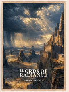 Words of Radiance Book Watercolour Illustration by Brandon Sanderson