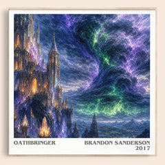 Oathbringer Literary Art Print by Brandon Sanderson