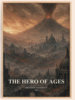 The Hero of Ages Book Watercolour Illustration by Brandon Sanderson
